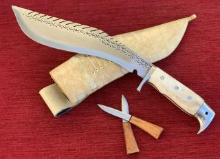 Hand-forged Gurkha American Eagle Dragon Spine Khukuri Khukri Kukri Kinife 10-Inch